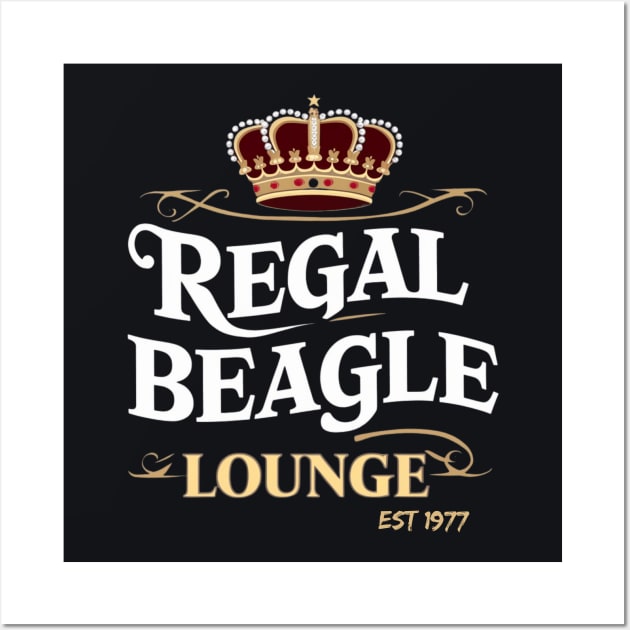 regal beagle lounge Wall Art by Ethen